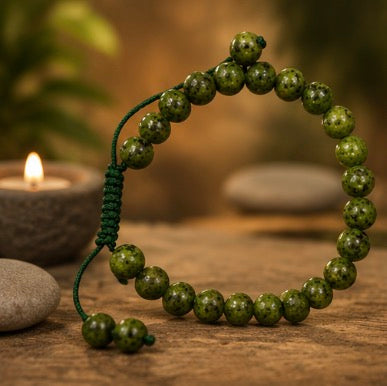 Bracelet  Jade Verte – Harmonie Intérieure