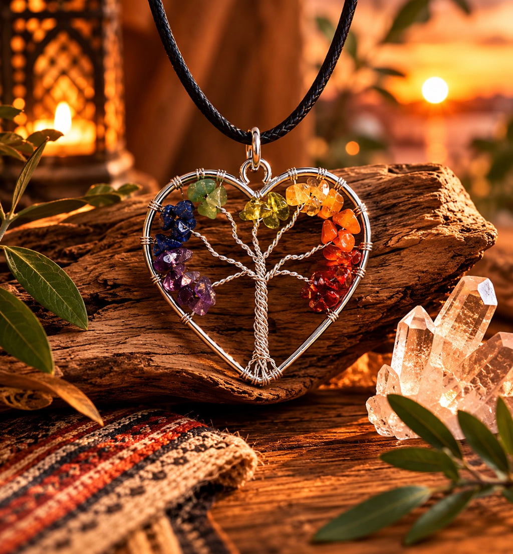 Pendentif Arbre de Vie Sacré – Cœur Énergétique