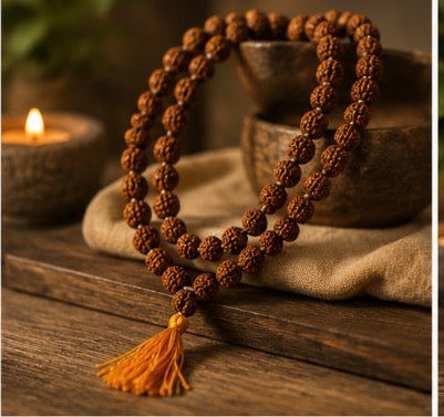 10mm Nepali Mala Necklace - Meditation & Serenity