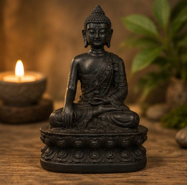 Statuette de Bouddha en Résine