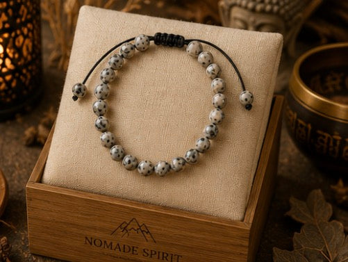 Bracelet Larvikite – Protection & Ancrage